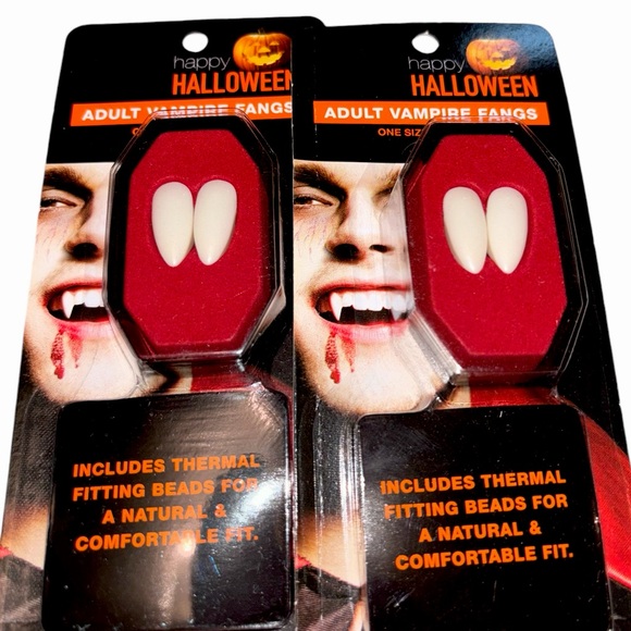 Halloween Makeup Bundle 17 pieces includes Fake Blood and Vampire Fangs - Picture 3 of 7